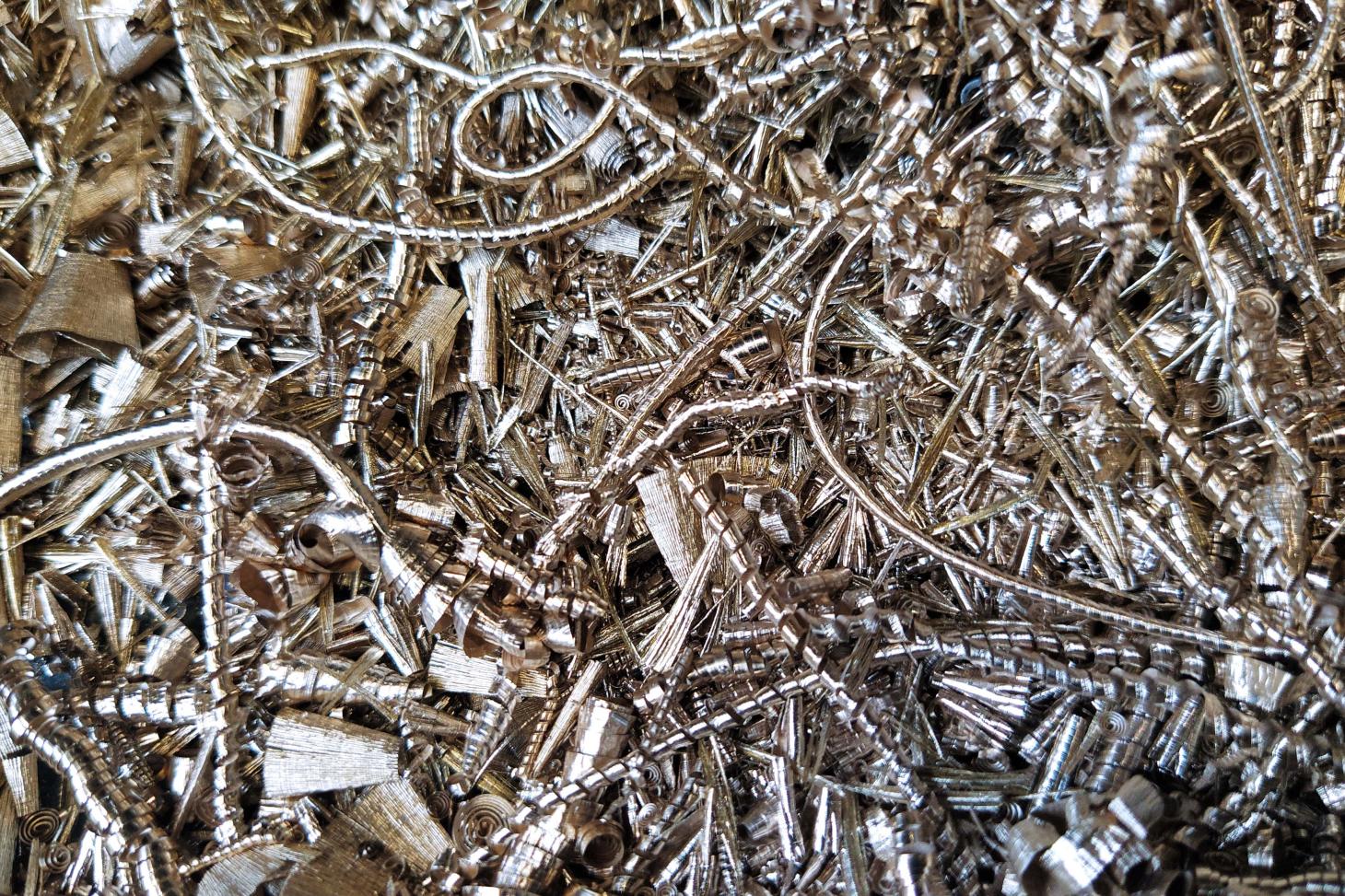 Brass shavings